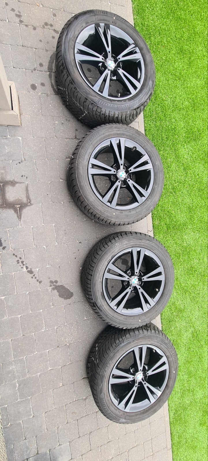 set winterbanden nieuwstaat, Ophalen, Banden en Velgen, Nieuw, 17 inch
