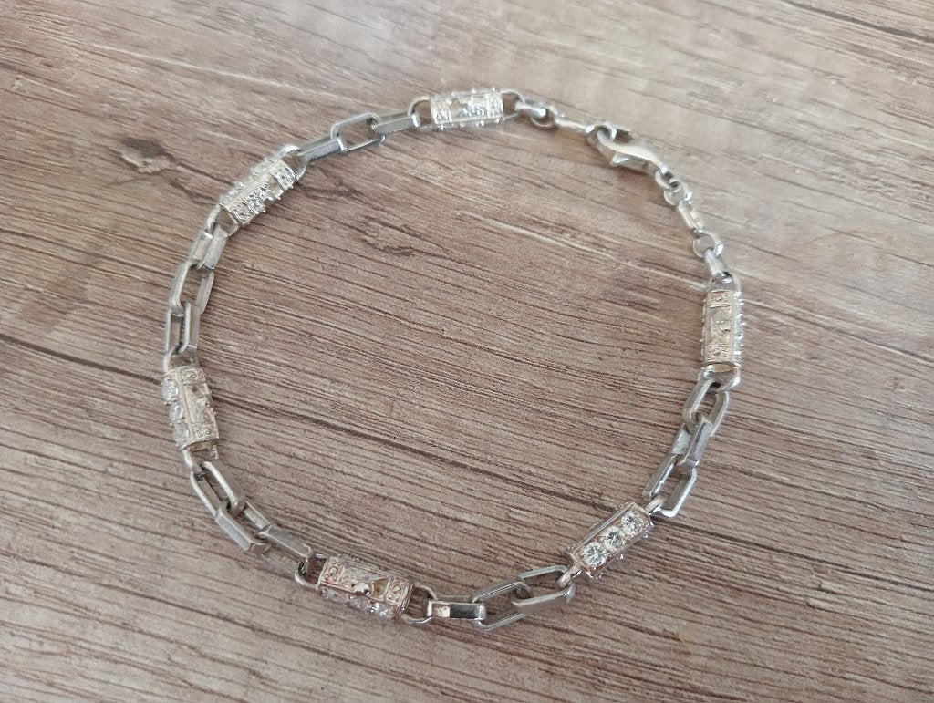 Bracelet pour homme argent 925, Bijoux, Sacs & Beauté, Bracelets, Enlèvement, Argent, Argent