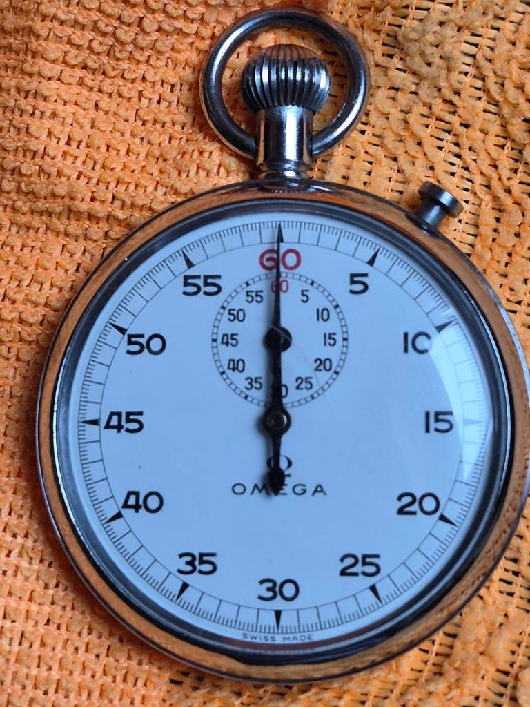 Stopwatch Omega vintage chronometer van Zwitserse makelij, Handtassen en Accessoires, Horloges | Antiek, Omega, Ophalen of Verzenden