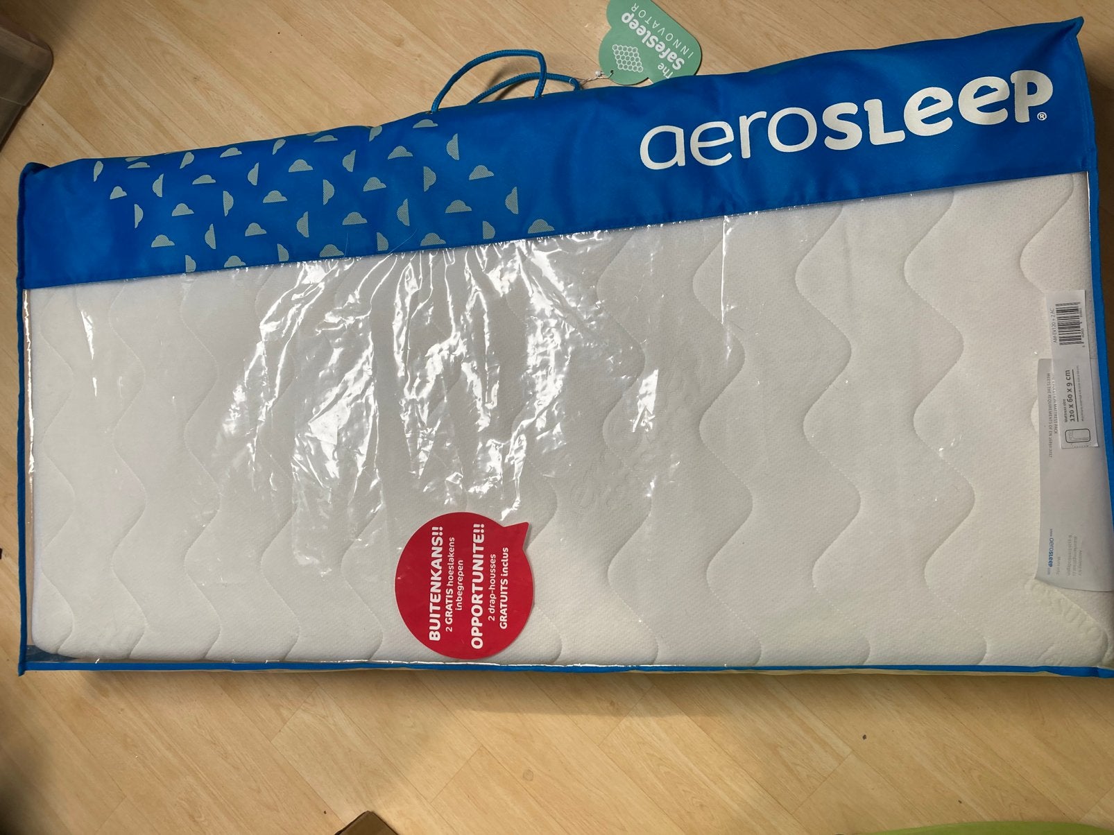Aerosleep matras, Kinderen en Baby's, Ophalen, Zo goed als nieuw, Minder dan 140 cm, Matras