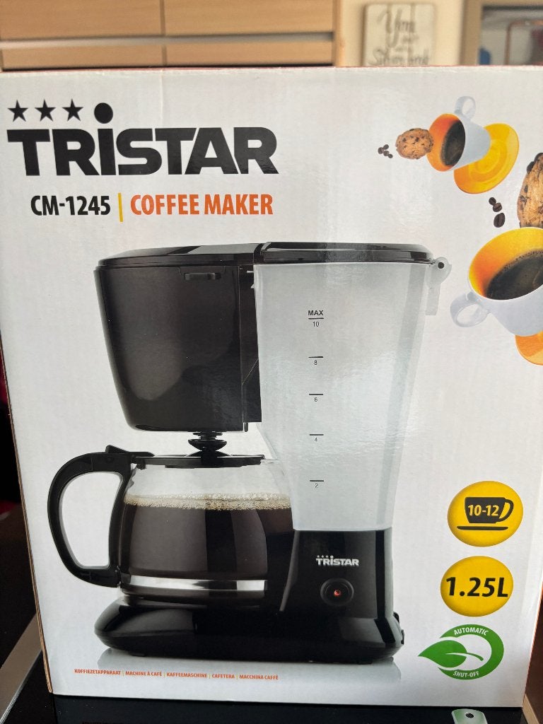 Tristar koffiezetapparaat, Overige modellen, 10 kopjes of meer, Gemalen koffie, Ophalen of Verzenden