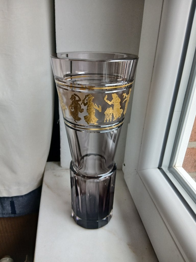 VASE HAMITYSE LEON LEDRU VAL SAINT LAMBERT 1926 SIGNE, Antiquités & Art, Enlèvement ou Envoi