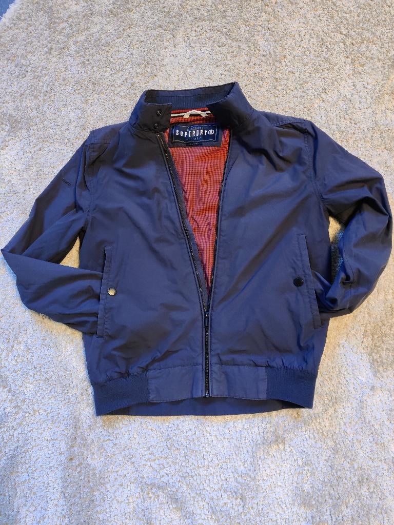 Herenjas Superdry XL, Blauw, SuperDry, Maat 56/58 (XL), Ophalen of Verzenden