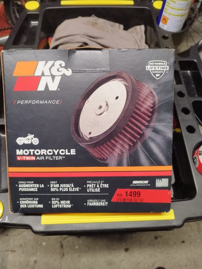 filtre a air  k&n hd 1499 Harley Davidson, Enlèvement, Neuf