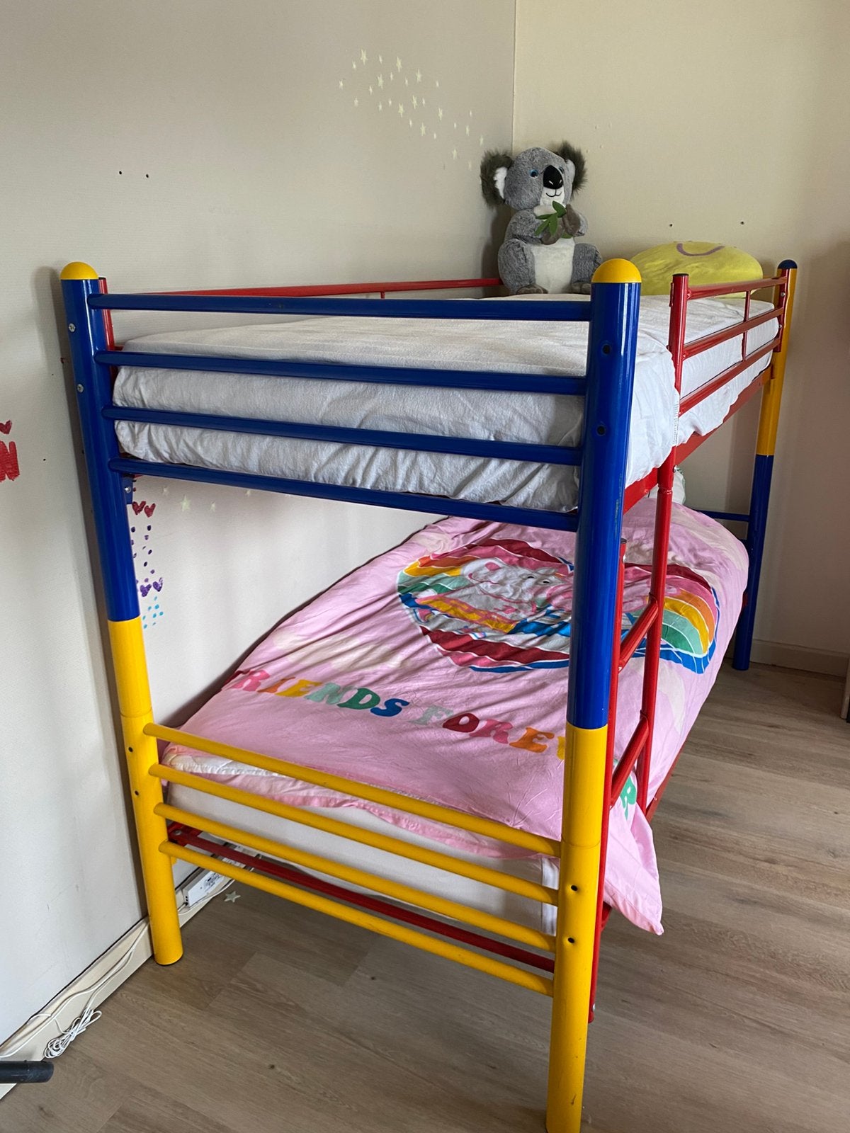 Sterk metalen Stapelbed, Ophalen, Gebruikt, Stapelbed