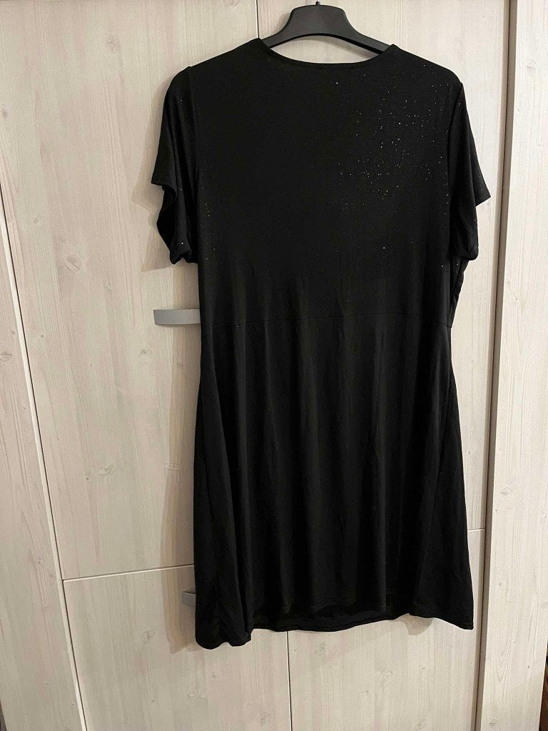 zwart kleedje bel bo 48 met glinsters stretch als nieuw, Kleding | Dames, Grote Maten, Bel & Bo, Ophalen of Verzenden, Zo goed als nieuw