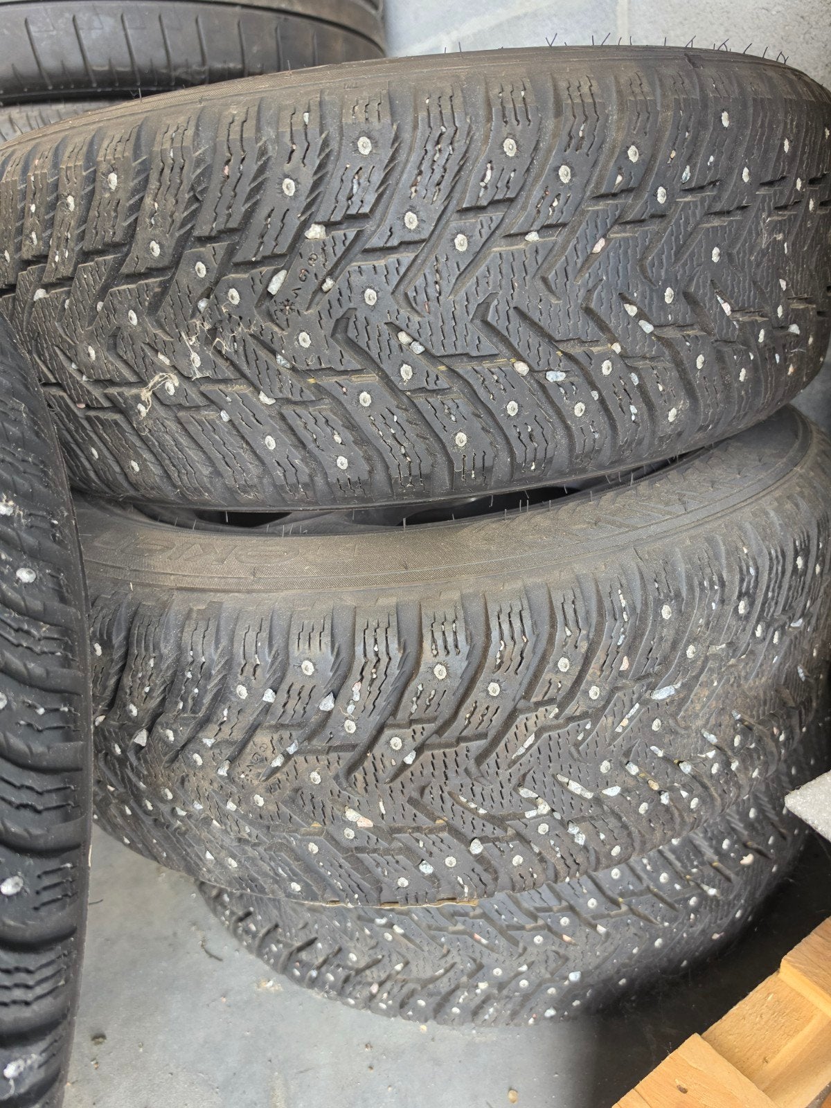 4 spijkerbanden met velgen Ford Focus, Auto-onderdelen, Ophalen, Gebruikt, 16 inch, Banden en Velgen