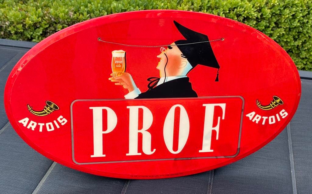 Stella Artois / prof, Verzamelen, Merken en Reclamevoorwerpen, Ophalen, Gebruikt, Reclamebord