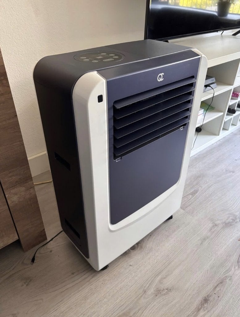 FlinQ Mobiele Airco 12000 BTU, Electroménager, Climatiseurs, Comme neuf, Climatiseur mobile, 100 m³ ou plus grand, 3 vitesses ou plus