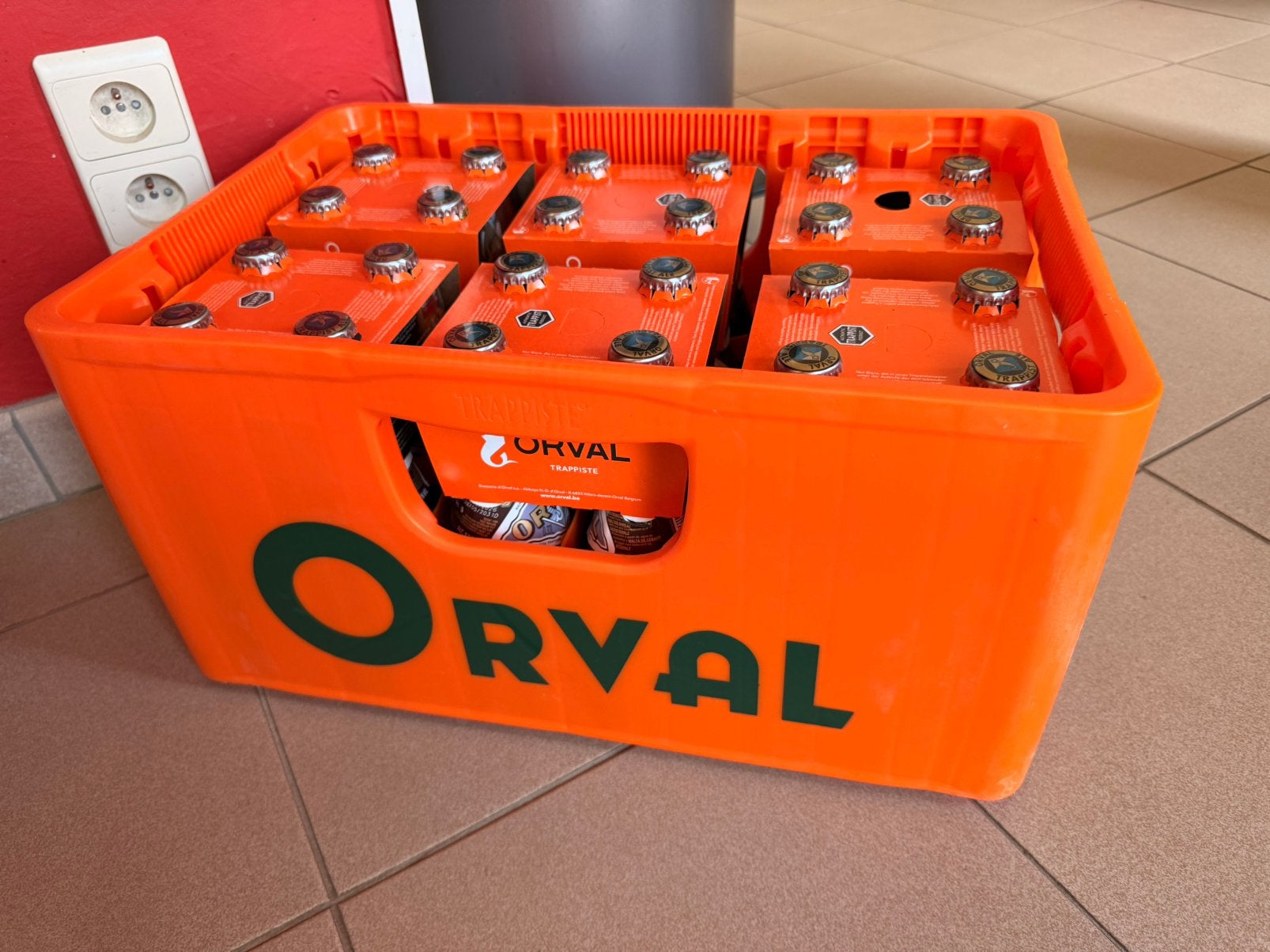 Bac ORVAL 24 bouteilles+bac+vidanges 2026, Enlèvement