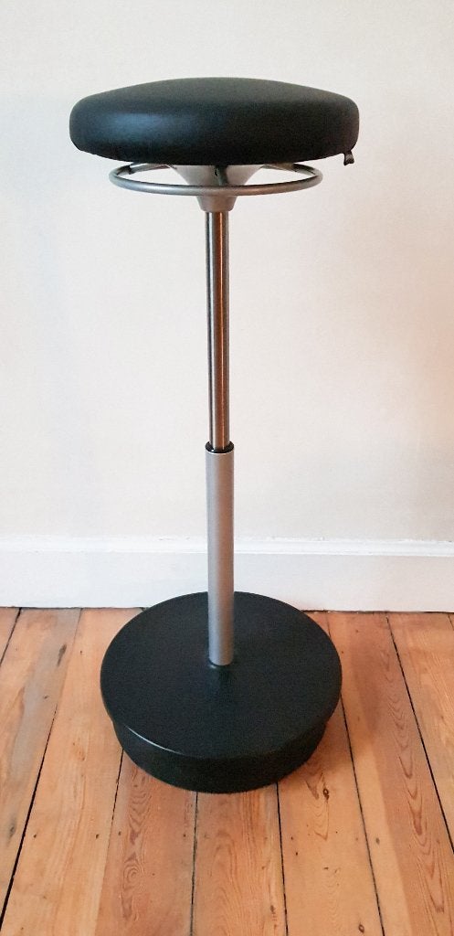 Ergonomische kruk - Studio Design HAWORTH - COMFORTO 1, Zwart, Ophalen of Verzenden, Zo goed als nieuw, Bureaukruk