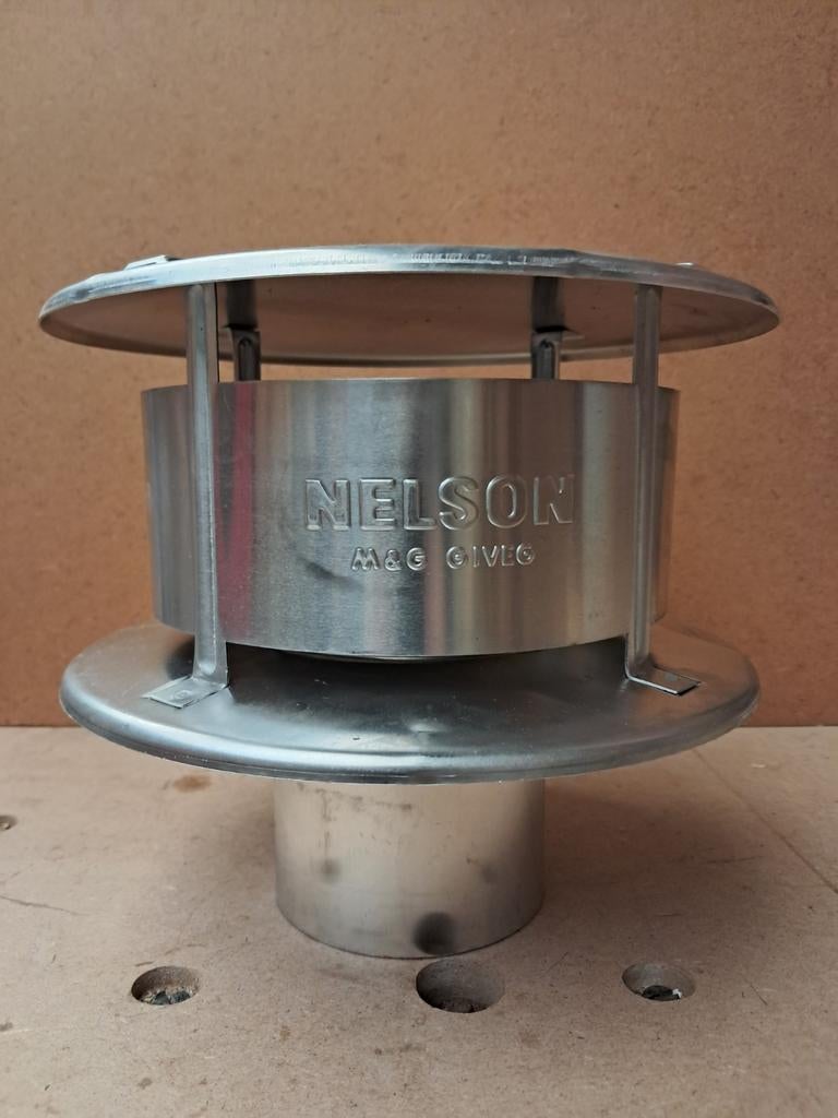 Chapeau de cheminée nelson 110mm en aluminium, Enlèvement, Neuf, Extracteur