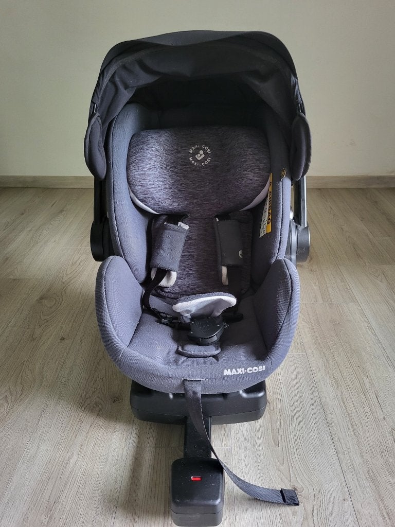Maxi‑Cosi + Base ISOFIX – Bon état, Enlèvement, Utilisé, 0 à 10 kg, Isofix