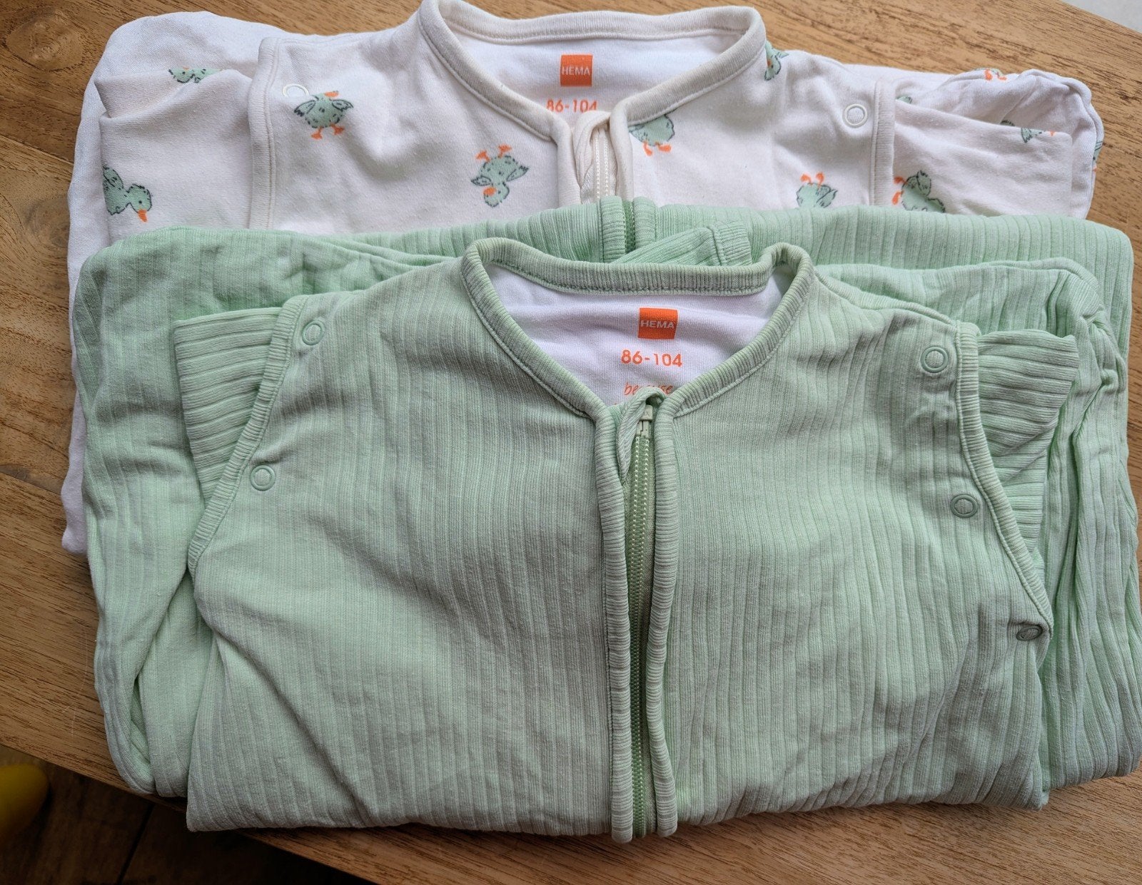 2 stuks zomer slaapzak 86-104 0.5 TOG, Enfants & Bébés, Vêtements enfant | Taille 170, Enlèvement