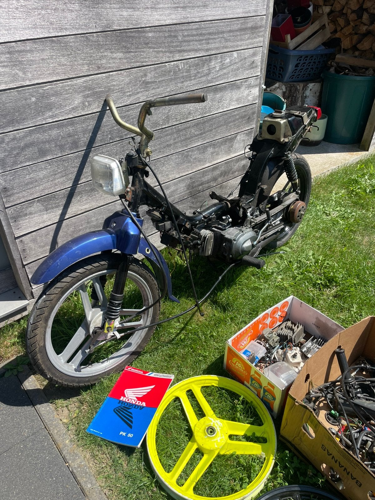 Honda Wallaroo B klasse met papieren, Fietsen en Brommers, Ophalen, Gebruikt, 0 versnellingen, Klasse B (45 km/u)