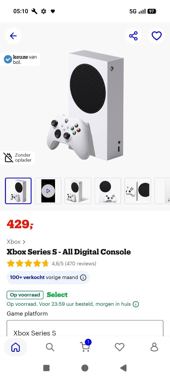 xbox serie S, Games en Spelcomputers, Ophalen