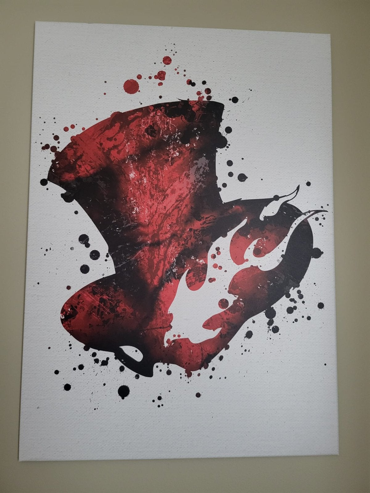 Displate metalen wanddecoratie, Antiquités & Art, Art | Peinture | Moderne, Enlèvement, Métal