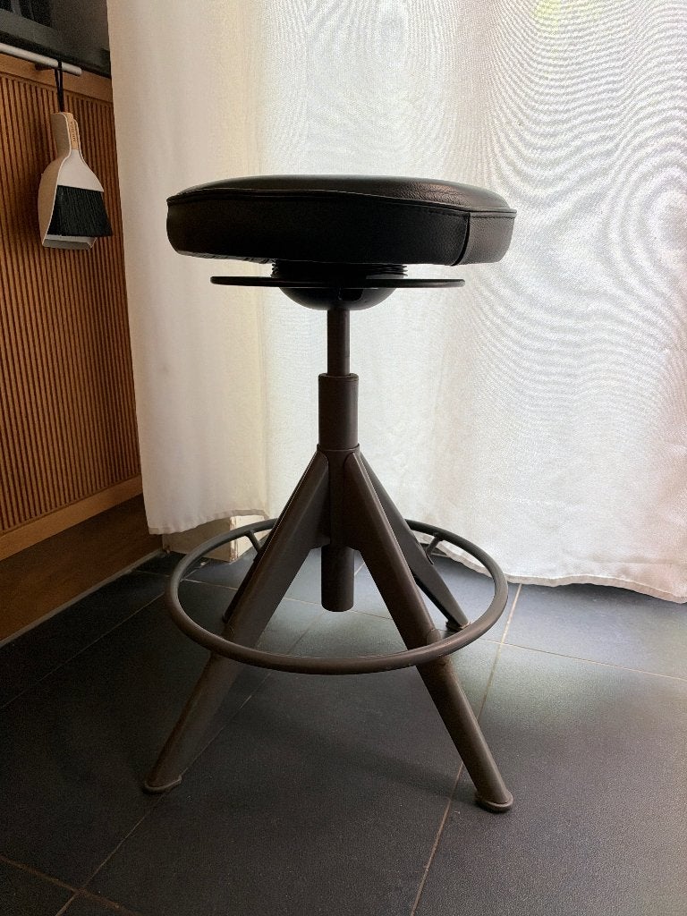 Tabouret noir ikea, Ophalen, In hoogte verstelbaar, Gebruikt, Overige materialen