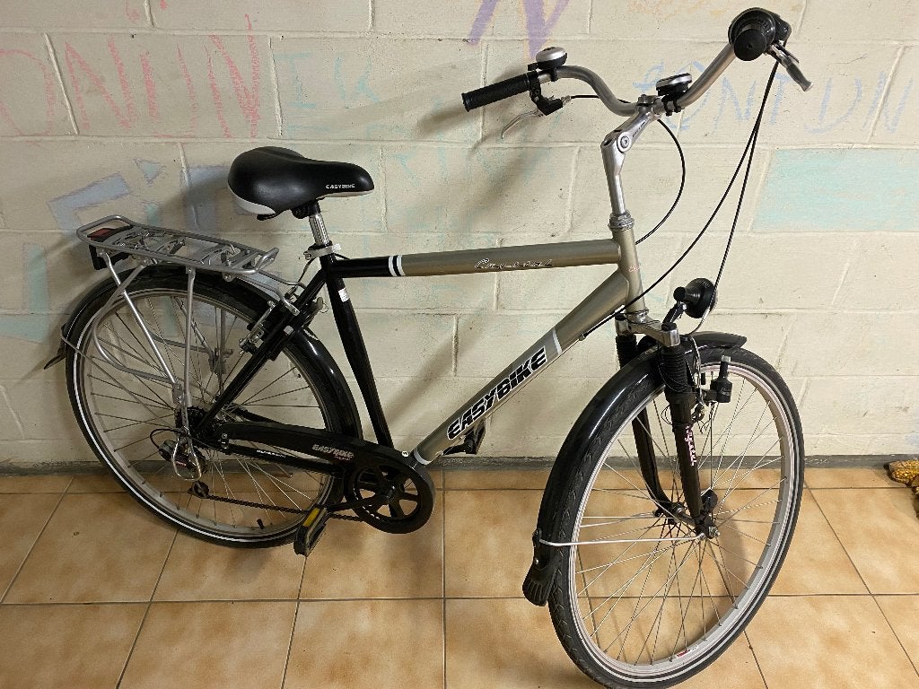 Herenfiets, Gebruikt, Velgrem, Versnellingen, 49 tot 53 cm