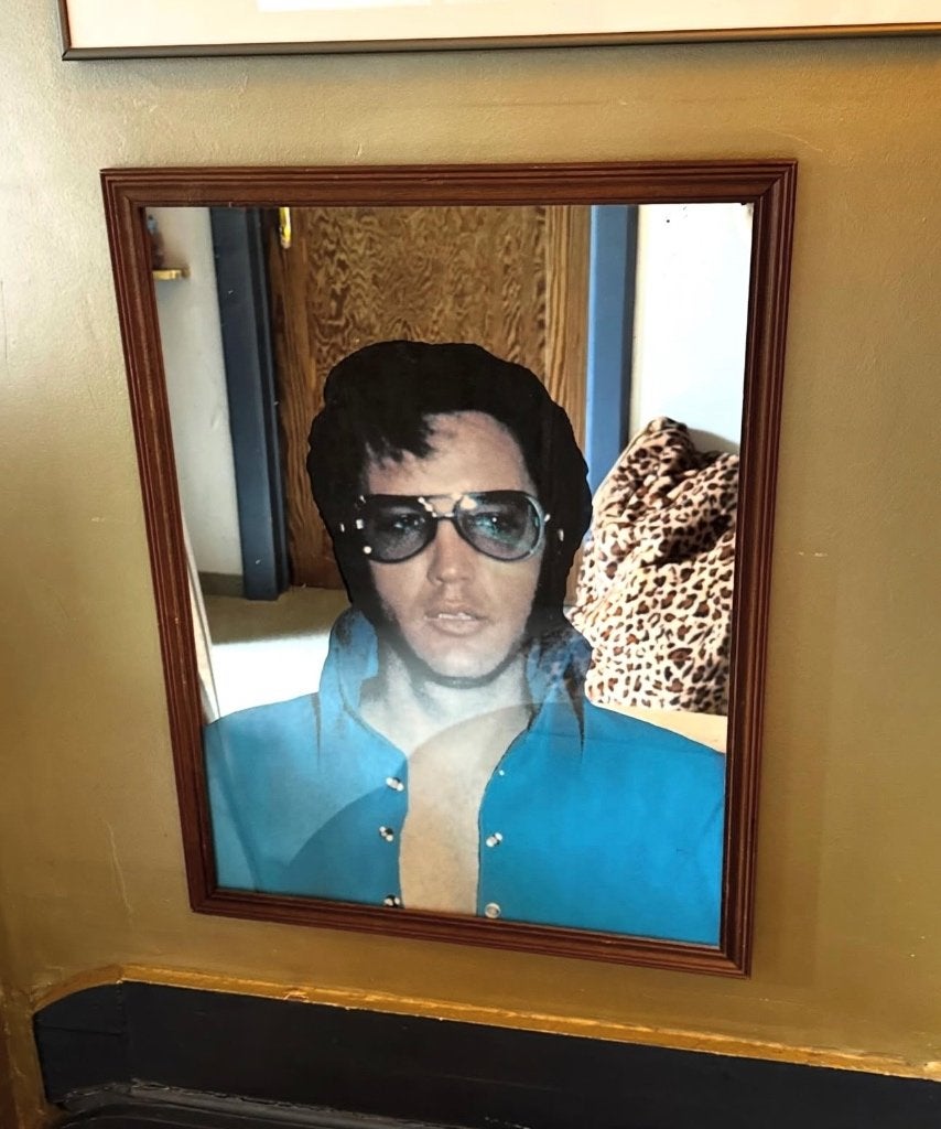 Elvis presley spiegel, Ophalen of Verzenden