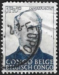 1 Postzegel Belgisch Congo Overwinning op slavenhandelaars, Enlèvement ou Envoi, Autres pays, Affranchi