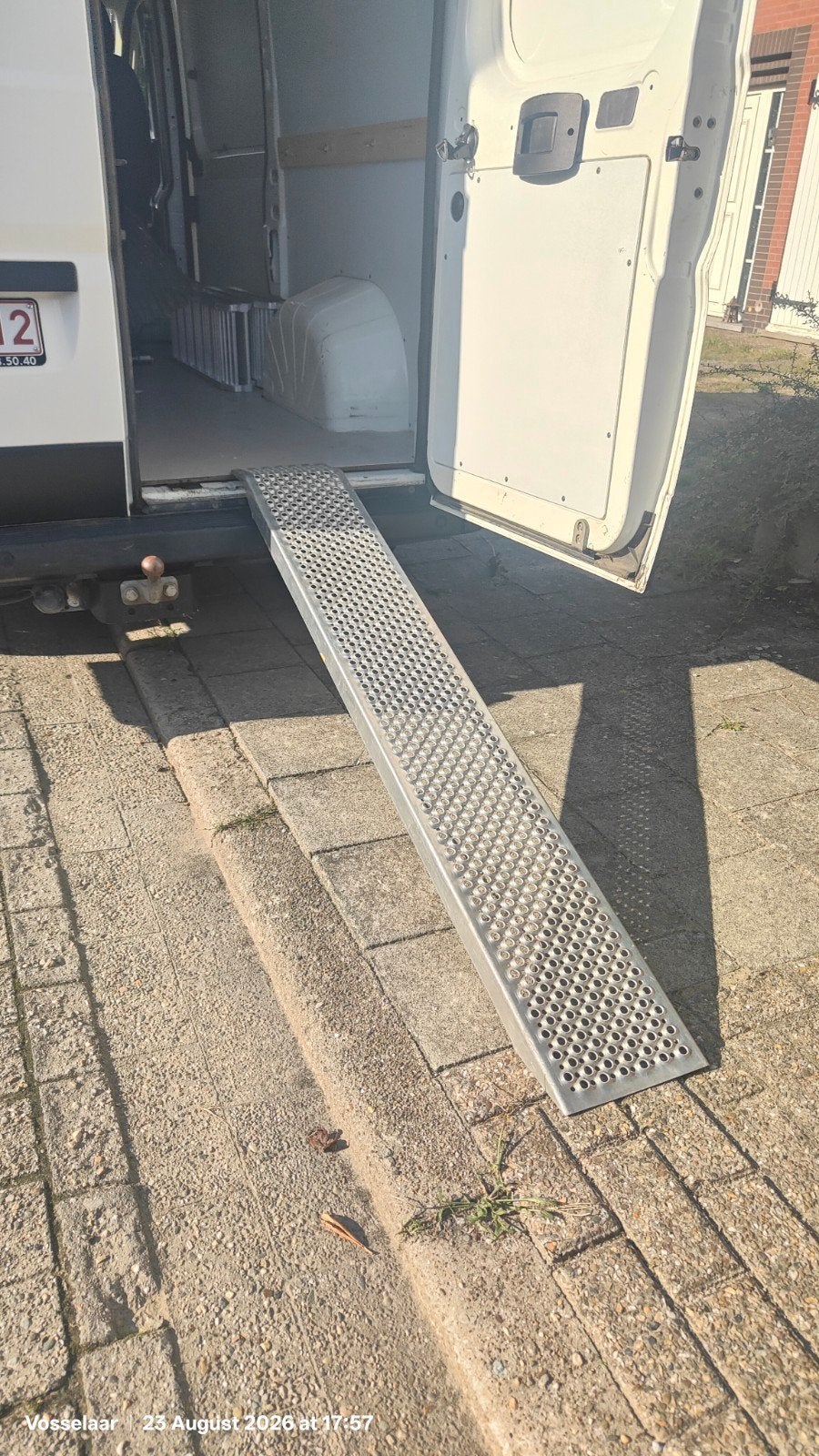 oprijplaat aluminium 1m80, Doe-het-zelf en Bouw, Ophalen