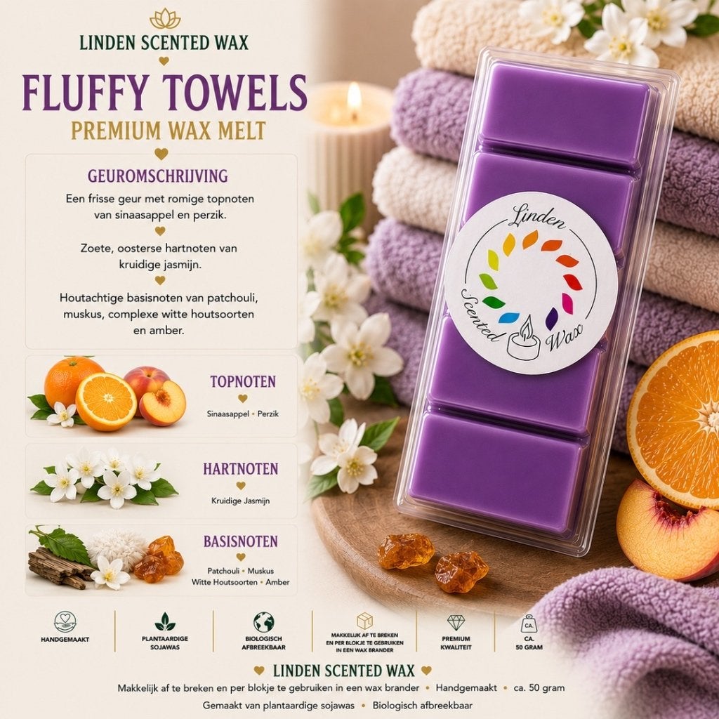 Cire parfumée Waxmelts FLUFFY TOWELS fondante à cire fraîche, Enlèvement ou Envoi, Neuf, Cire, Bougie