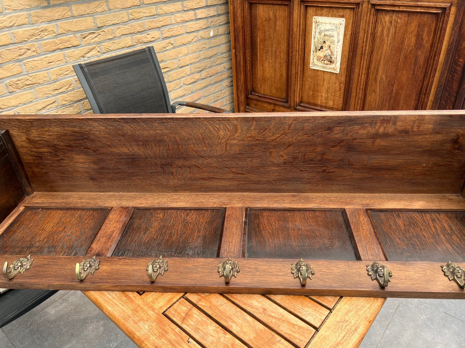Houten kapstokrek, Ophalen, Zo goed als nieuw