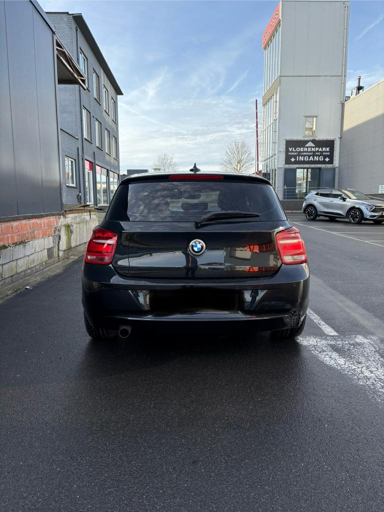 Bmw 116 i, Auto's, BMW, Zwart, Parkeersensor, 5 deurs, Particulier