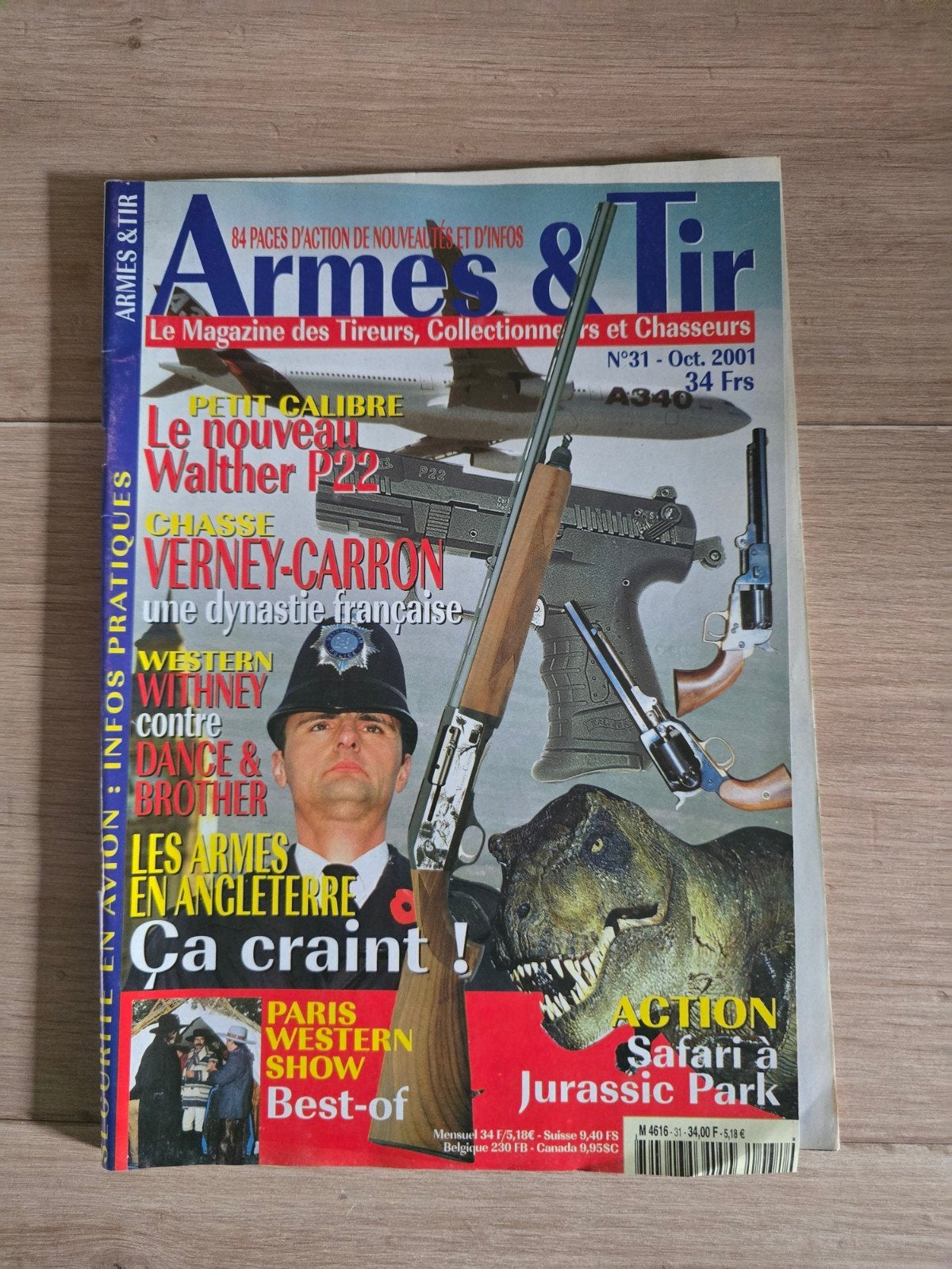 Guns & Shooting nr. 31 — oktober 2001 — Walther P22, Verney-, Boeken, Ophalen of Verzenden, Algemeen