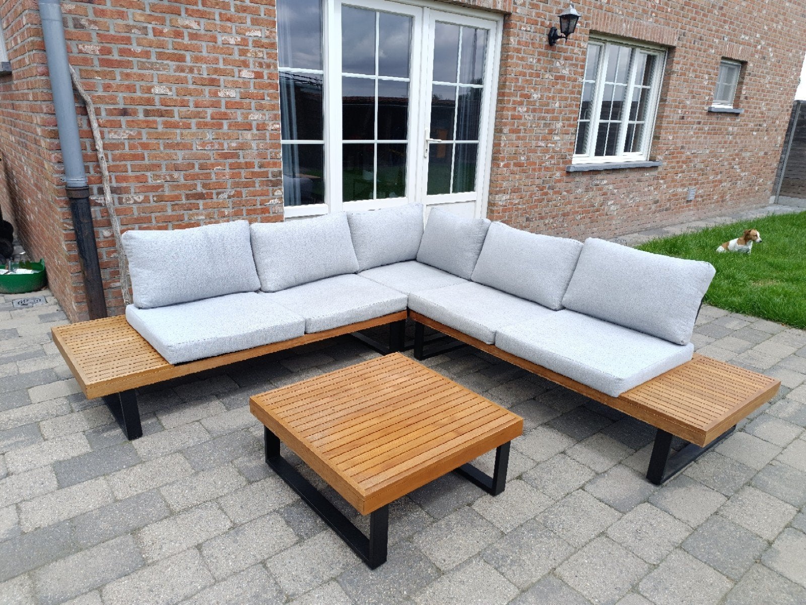 4 delige loungeset 250 x 250cm, Tuin en Terras, Ophalen, Loungeset