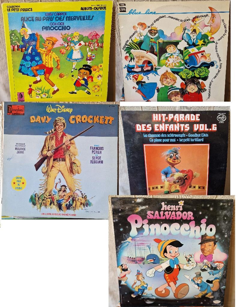 Lot disques vinyles enfants, CD & DVD, Vinyles | Enfants & Jeunesse, Utilisé, Autres types, Envoi