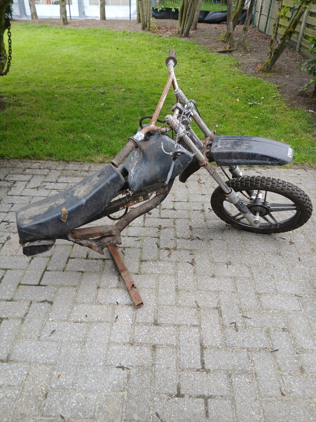 Cross wallaroo kader, Fietsen en Brommers, Brommers | Honda, Ophalen