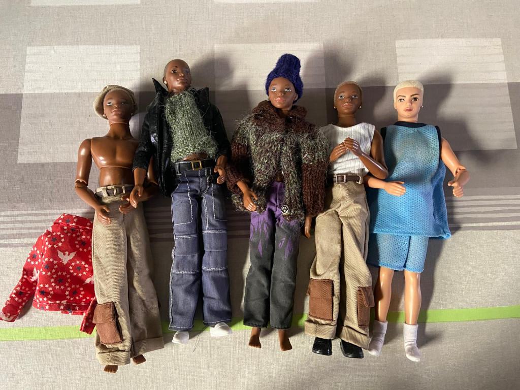 vintage poupées streetwear Barbie Ken mode black culture, Enlèvement ou Envoi
