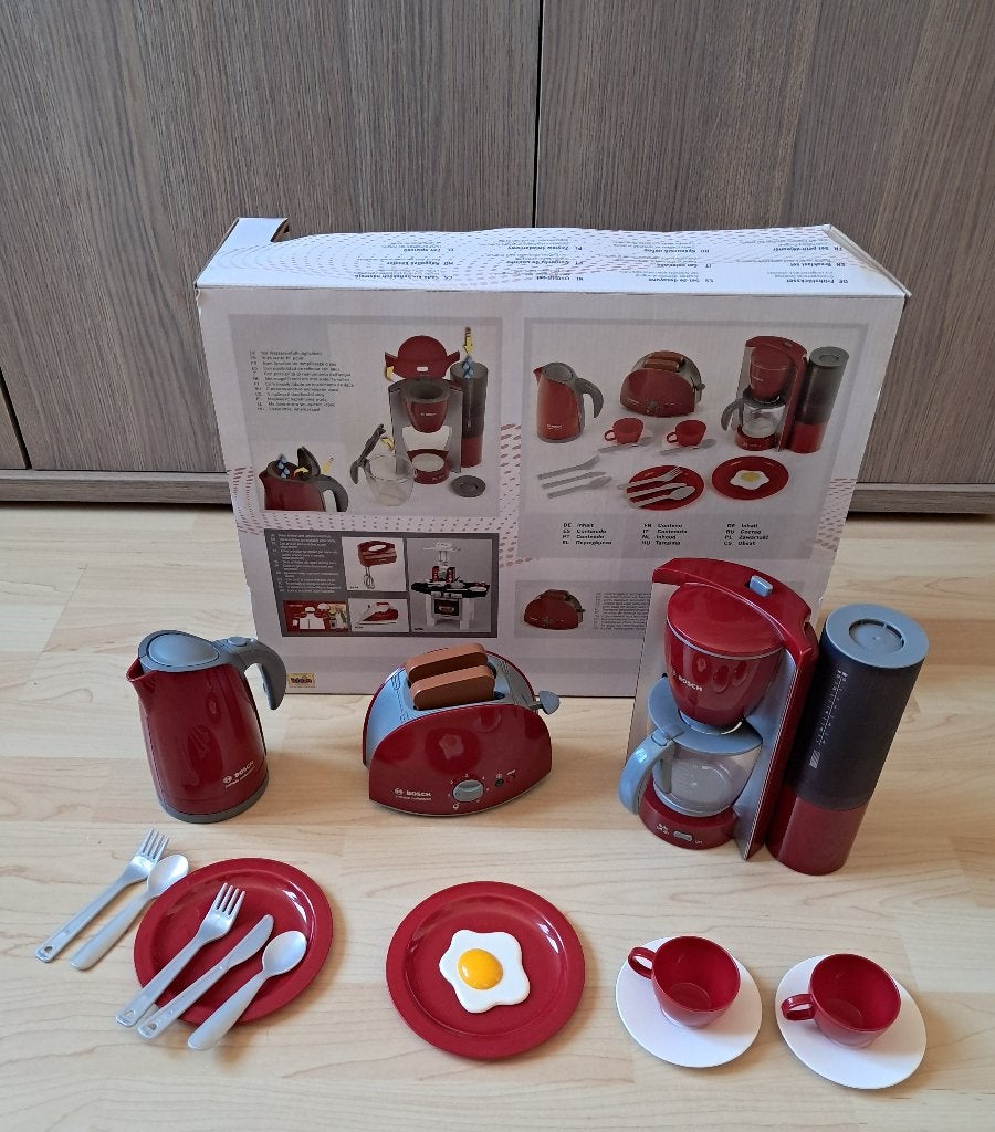 Bosch 9564 ontbijtset, Ophalen of Verzenden, Gebruikt, Kunststof, Speelkeuken-accessoire