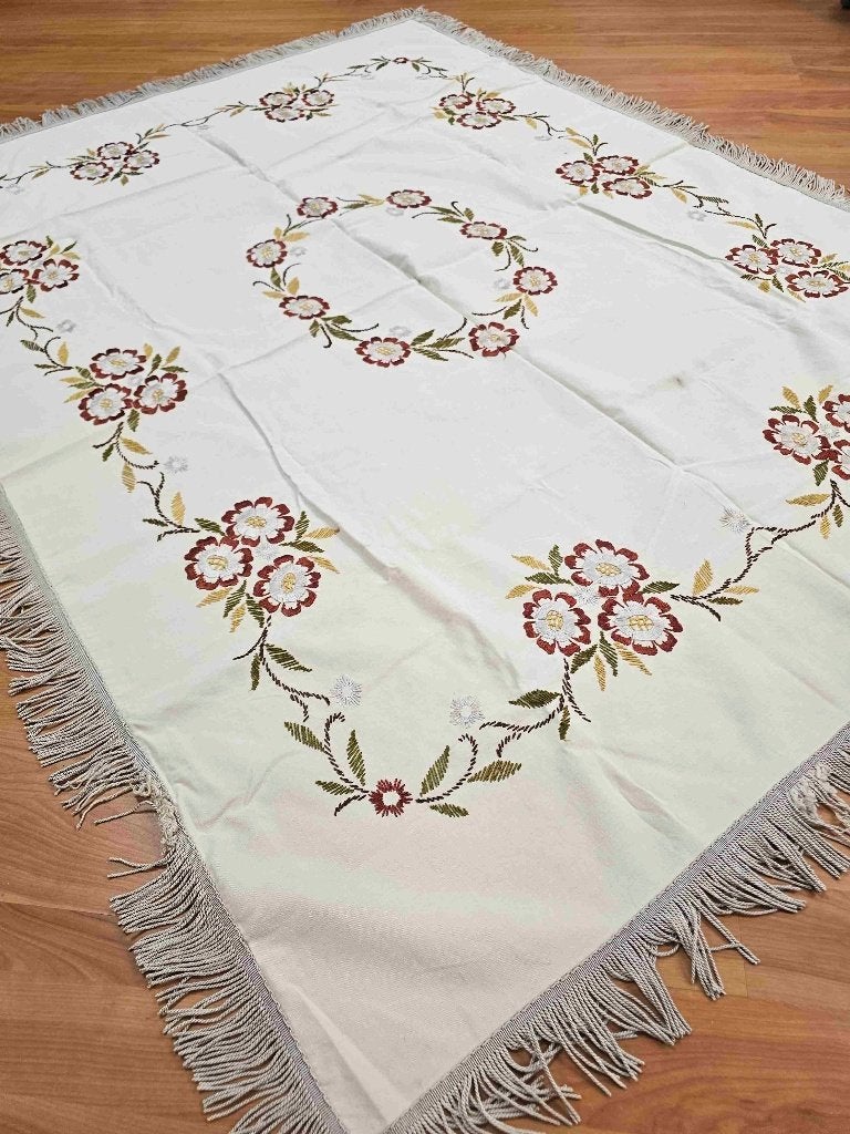Nappe à broder 164/120, Nappe, Enlèvement ou Envoi, Utilisé, Multicolore