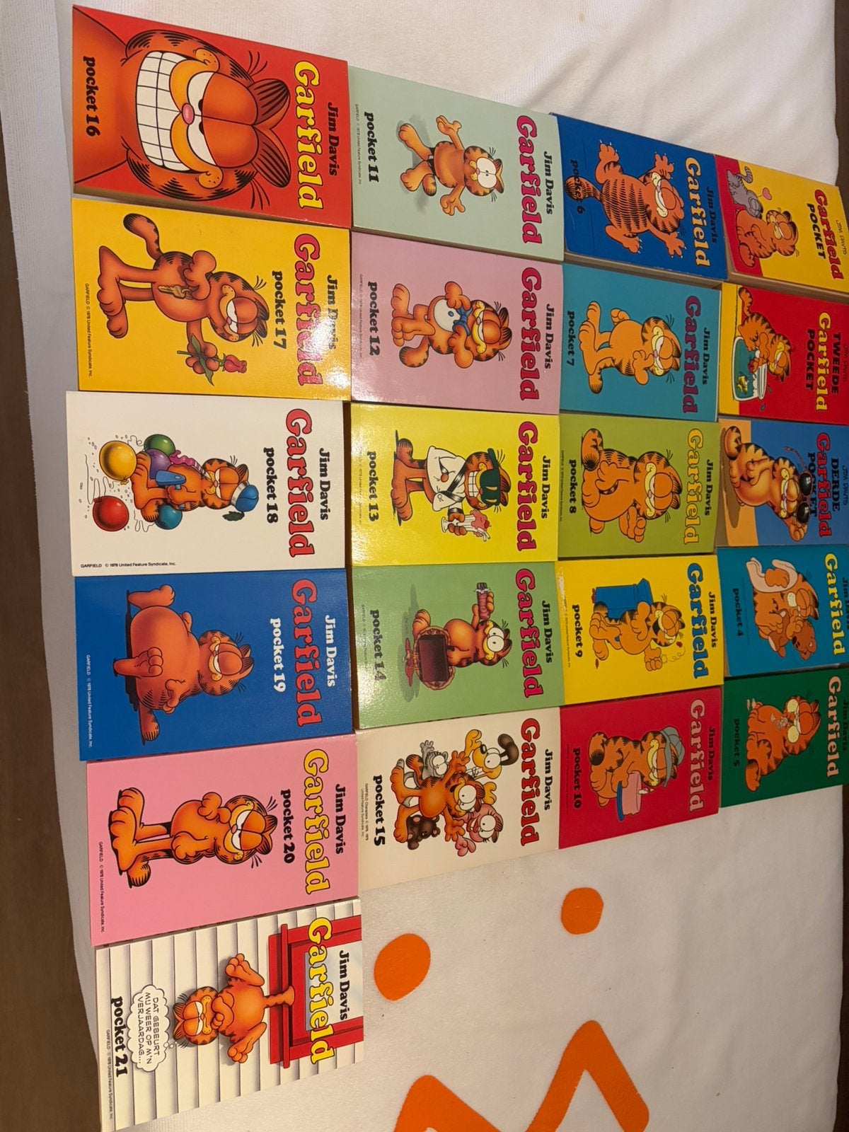 Garfield pocket reeks, 21 stuks, Livres, Humour, Enlèvement, Comme neuf