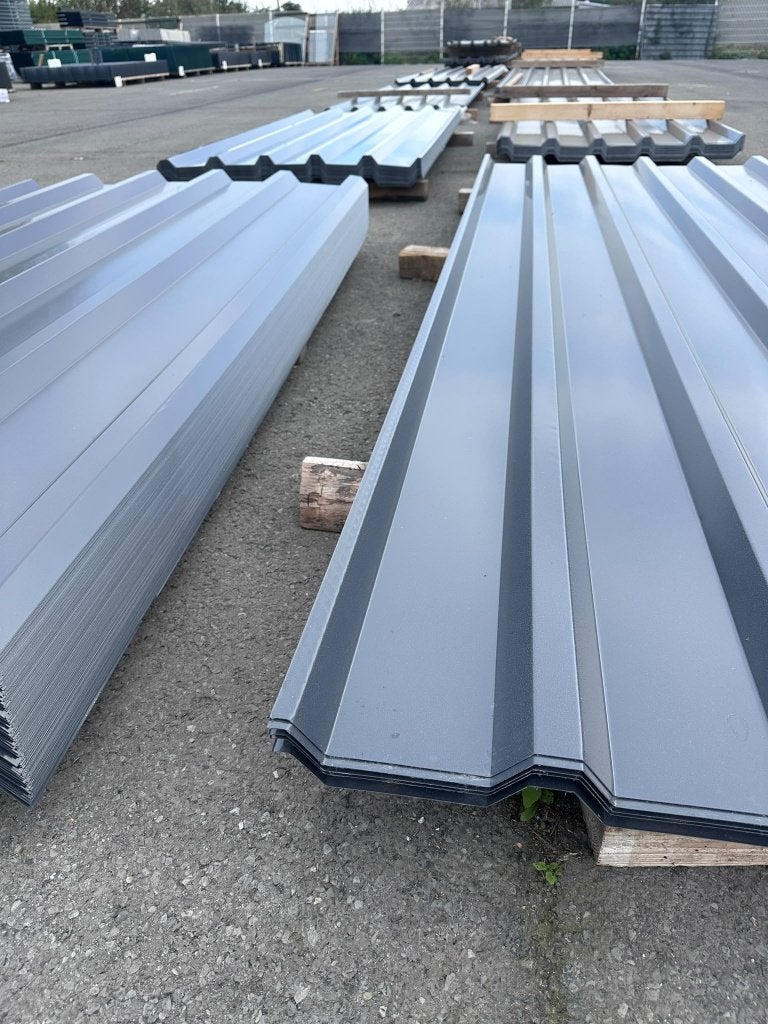 Tôles profilées acier, Bricolage & Construction, Neuf, Gris, Enlèvement ou Envoi, Tôle ondulée