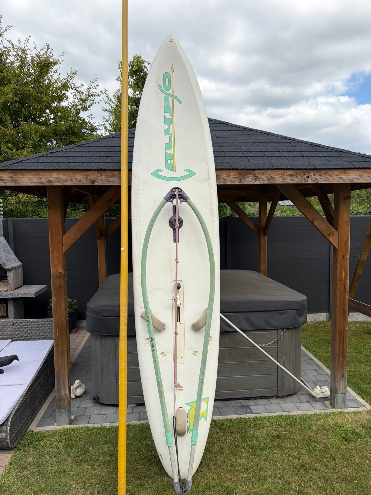 Windsurfset Calypso, Watersport en Boten, Windsurfen, Ophalen, Zo goed als nieuw, Zeil