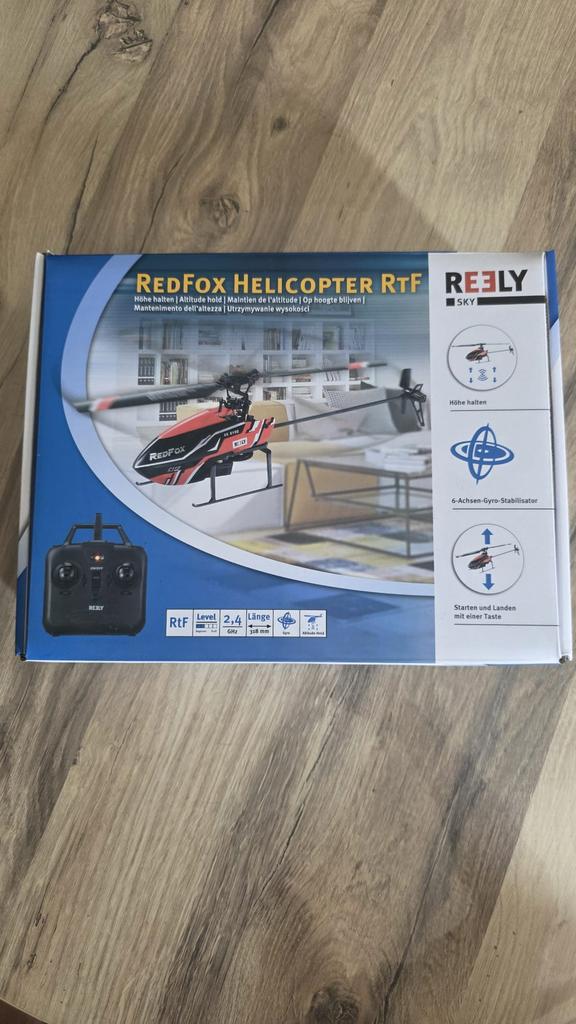 Hélicoptère redfox rtf, Ophalen of Verzenden, Zo goed als nieuw