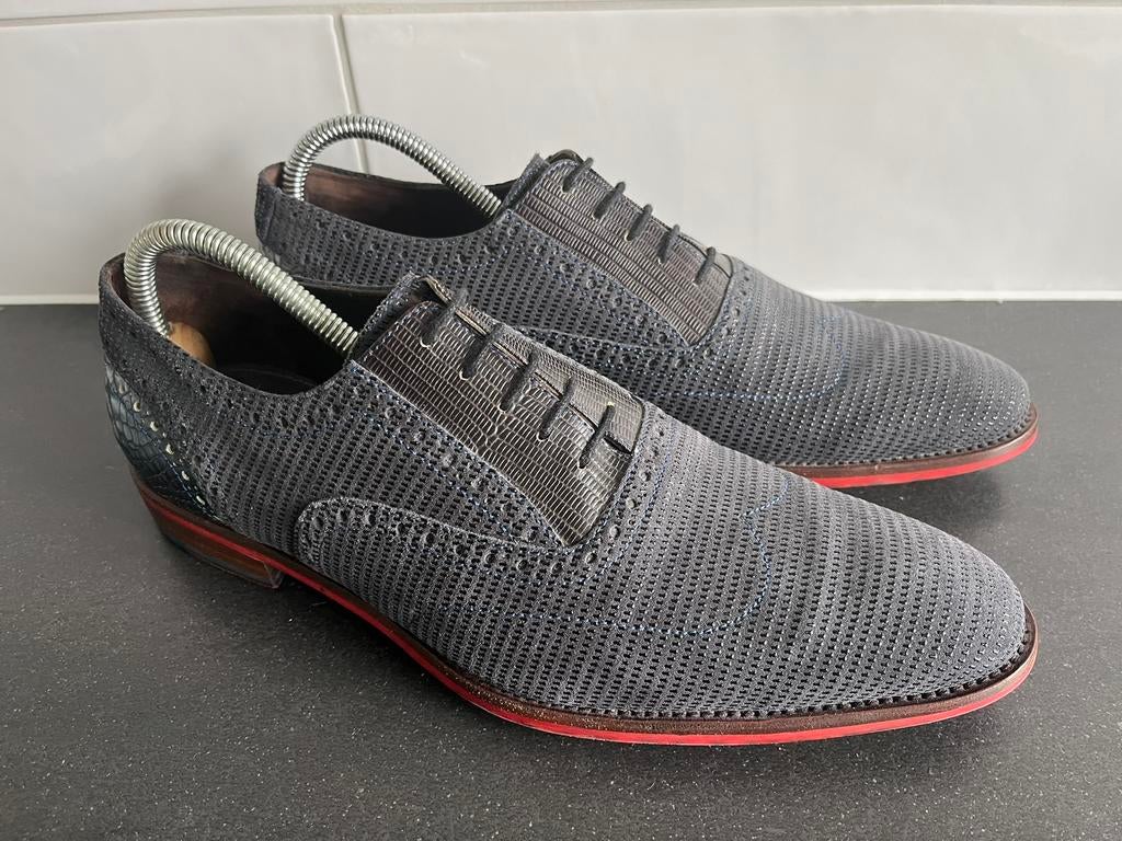 Floris van Bommel herenschoenen maat 7.5 / 41.5, Kleding | Heren, Schoenen, Ophalen of Verzenden, Zo goed als nieuw, Overige kleuren