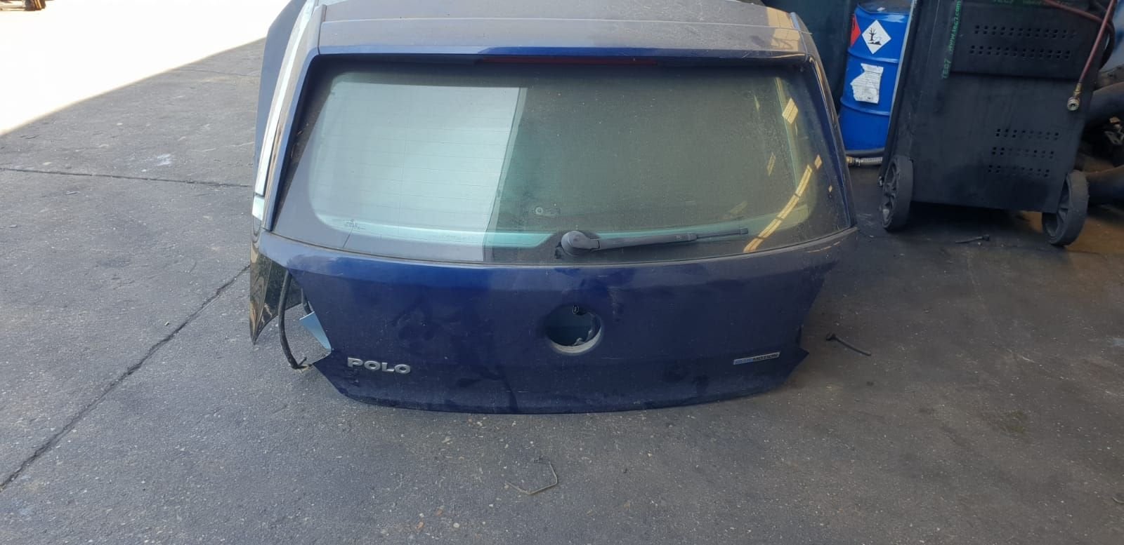 VW POLO ACHTERKLEP +SPOILER  BJ 2010 TOT 2013, Arrière, -, Haillon arrière, Utilisé