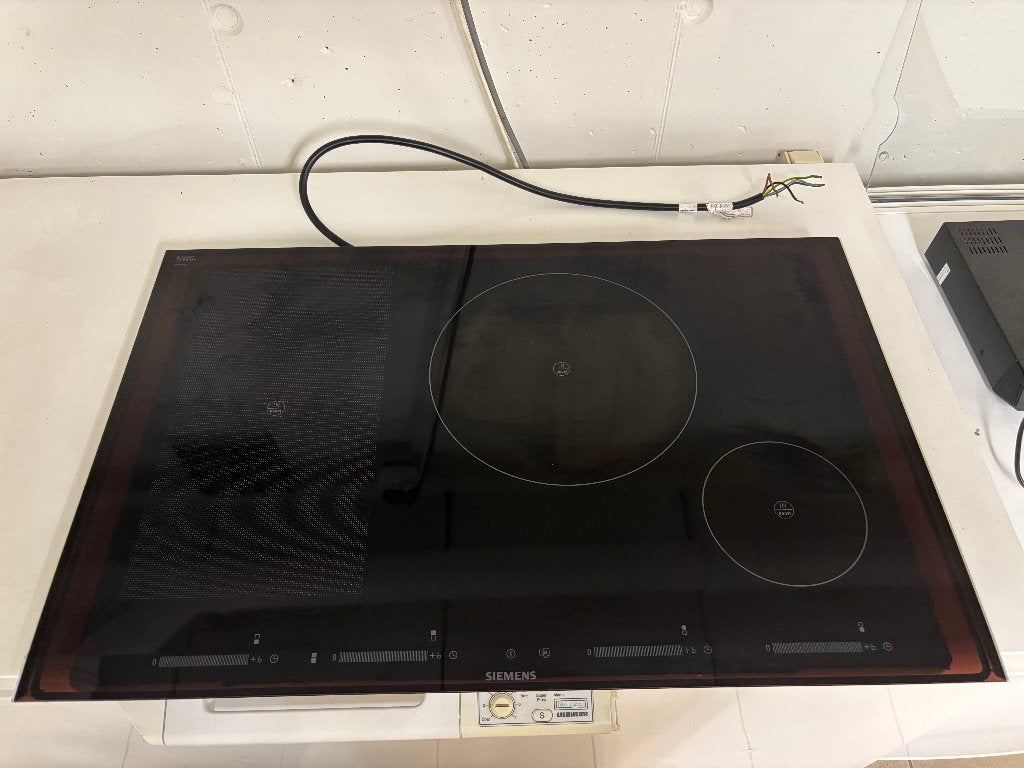 Inductiekookplaat Siemens + inbouw grill, Electroménager, Encastré, Comme neuf, Enlèvement, Induction