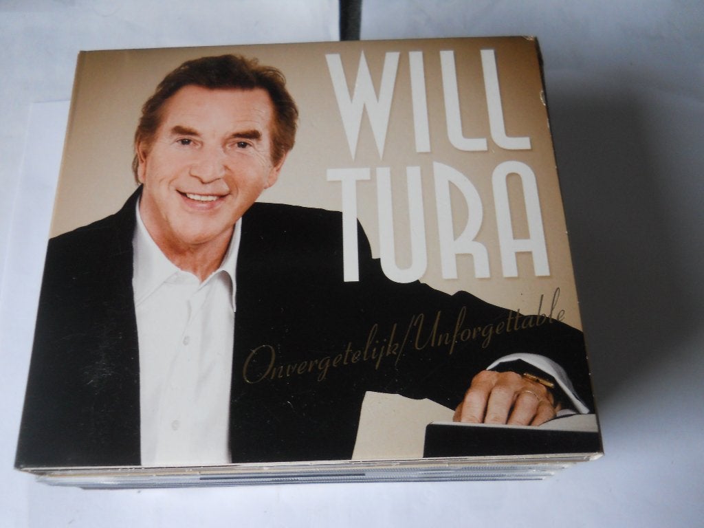 2 CD S - WILL TURA - ONVERGETELIJK - UNFORGETTABLE, Ophalen of Verzenden, Zo goed als nieuw, Levenslied of Smartlap, Eerste persing