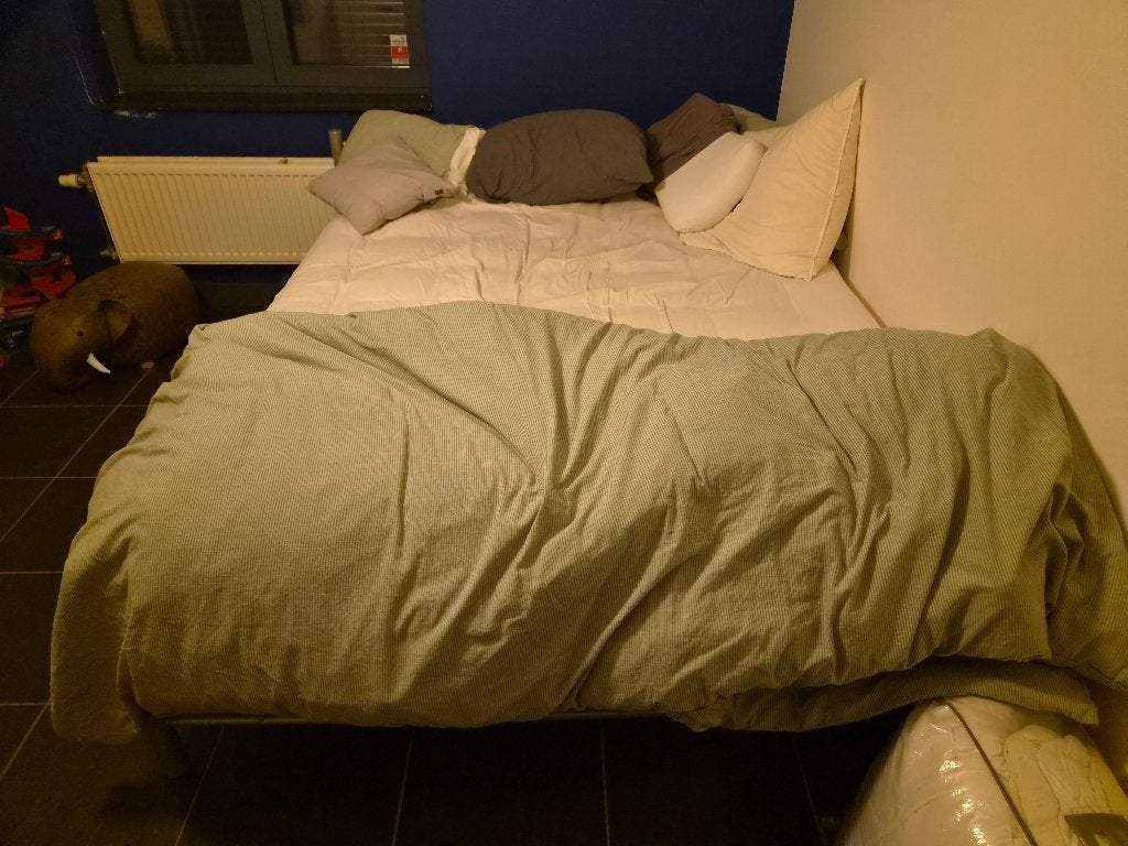 Bed, Huis en Inrichting, Ophalen, Gebruikt, Tweepersoons, 200 cm