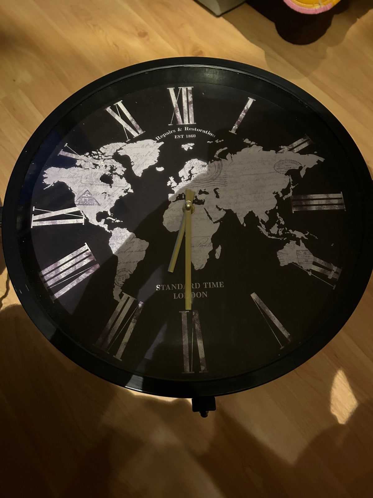 Bijzettafel klok, Ophalen of Verzenden, Zo goed als nieuw