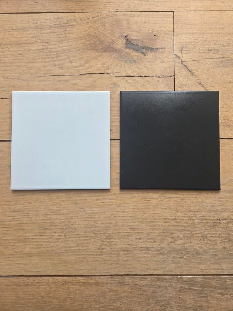 Wandtegels wit/zwart, Doe-het-zelf en Bouw, Tegels, Ophalen, Wandtegels