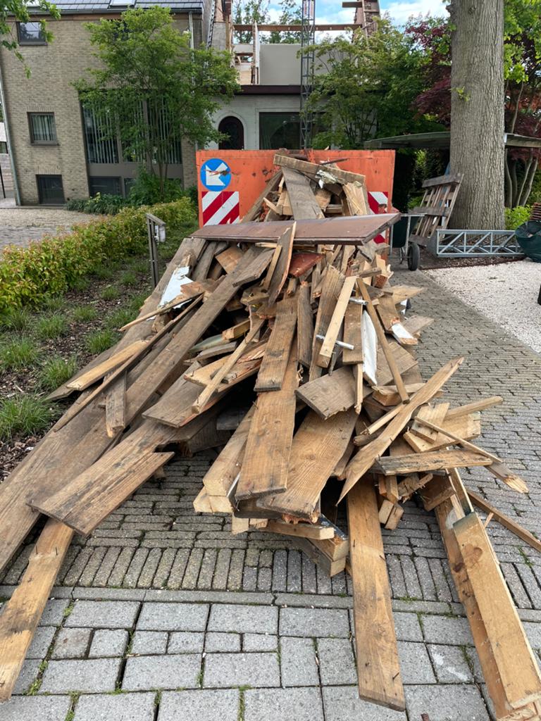 Gratis stookhout, Doe-het-zelf en Bouw, Hout en Planken, Ophalen, Zo goed als nieuw