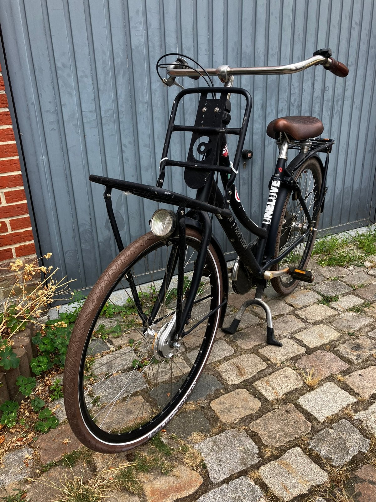 Cortina damesfiets met 3 versnellingen en voordrager, Fietsen en Brommers, Ophalen, Gebruikt, Terugtraprem, Versnellingen