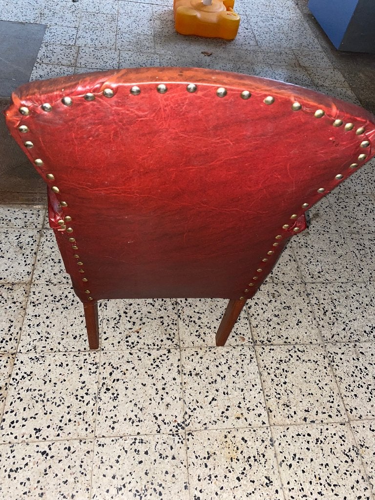 Fauteuil enfant similicuir, Maison & Meubles, Moins de 75 cm, Vintage, Comme neuf, Enlèvement